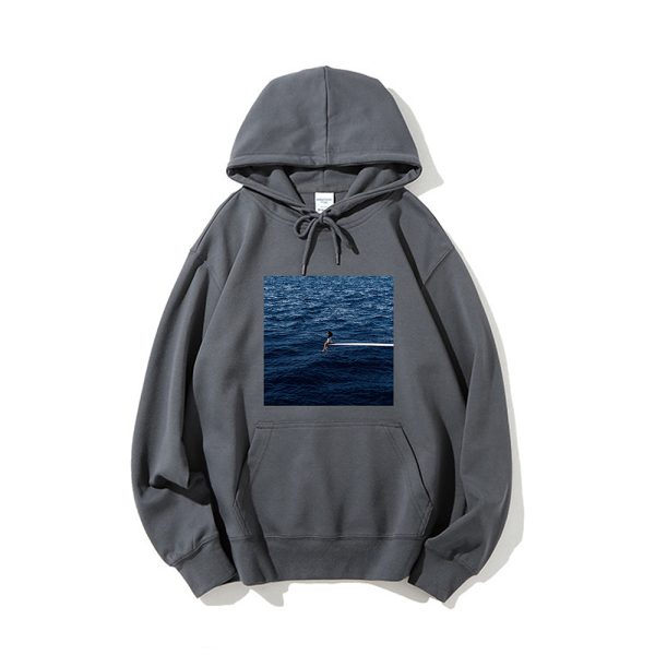 SZA SOS MERCH - SZA SOS COVER CHARCOAL HOODIE