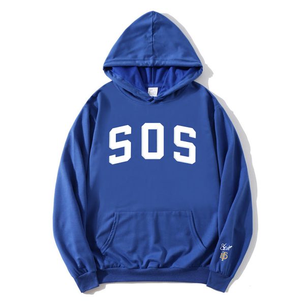 SZA SOS MERCH - SZA SOS ROYAL BLUE HOODIE